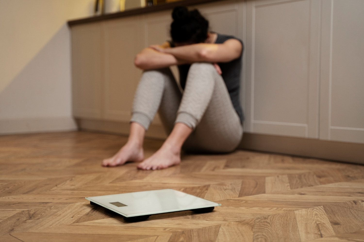 Femme souffrant de troubles du comportement alimentaire